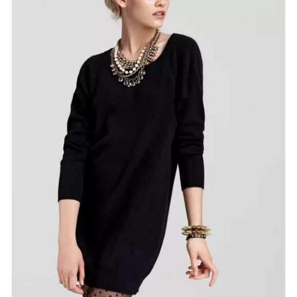Laundry by Shelli Segal Black Tunic Sweater Crewneck Size Large - Picture 1 of 5